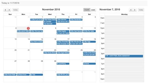 Image result for Calendar HTML JavaScript with Month Label