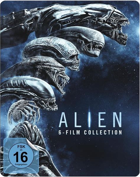 Alien 6-Film-Collection - 1-6 Steelbook [Blu-Ray] - Neu & Ovp -