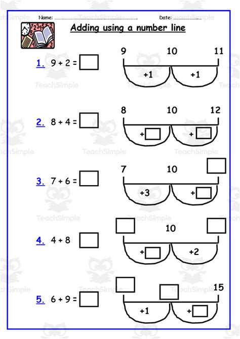 Addition Using A Number Line