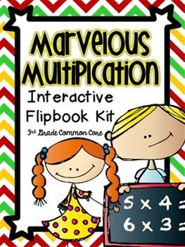 Common Core 3rd Grade- Multiplication Interactive Flipbook/Assessment