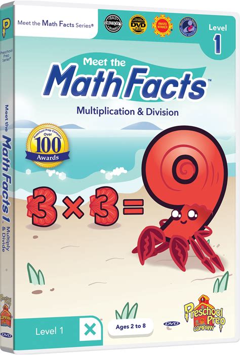 Meet The Math Facts - Multiplication & Division Level 1 DVD