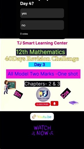 Class 12 Mathematics Chapter-2 and 3 Two Marks| Day 3| 40 Days Revision Plan #boardexam2026.