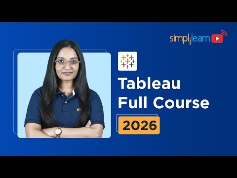 Tableau Full Course 2026 [FREE] | Tableau Tutorial For Beginners | Tableau Course | Simplilearn