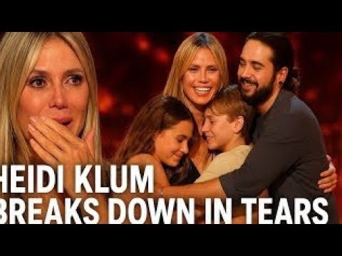 Heidi Klum Breaks Down in Tears as Family Surprises Her on AGT Golden Buzzer Night