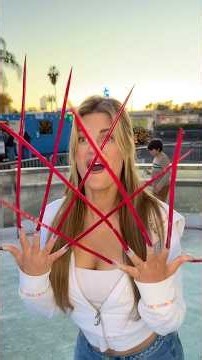 when she has long nails 💅🎄 (part 2) #hannahstocking #shorts