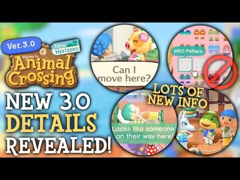 New 3.0 UPDATE Details Just Dropped - Animal Crossing New Horizons