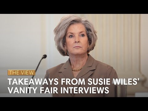 Takeaways From Susie Wiles' Vanity Fair Interviews | The View