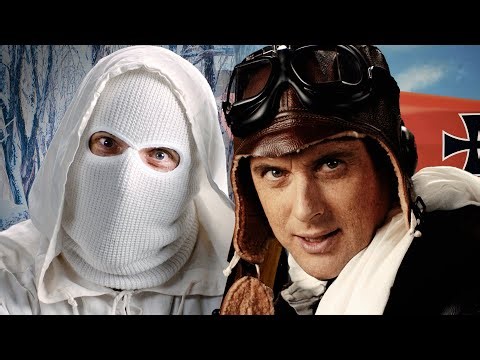 Red Baron vs White Death. Epic Rap Battles of History