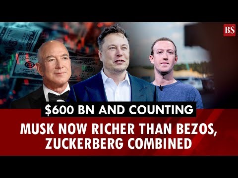 $600 bn and counting: Elon Musk now richer than Bezos, Zuckerberg combined | World's richest people
