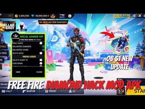 FREE FIRE NEW DIAMOND HACK || FF NEW MOD MENU APK || UNLIMITED DIAMOND SCRIPT