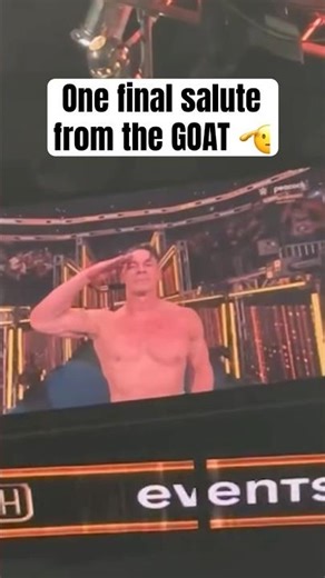 What a sendoff for John Cena ❤️🫡 (via s_universal/IG)