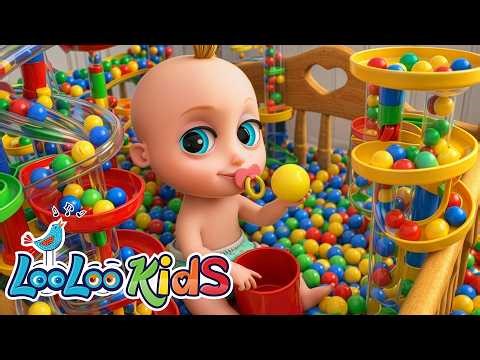 Johny Johny Yes Papa - Learn Colors with MARBLE RUN 2 - Nursery Rhymes & Kids Songs - LooLoo Kids