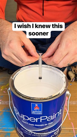 Smart paint tip Now I use a paint brush pen for easy touch ups around the house. This original video was produced by Network Media LLC, and Liz & Jeff. #paint #paintbrush #wallscratches #touchup | Home Hacks & Easy Snacks