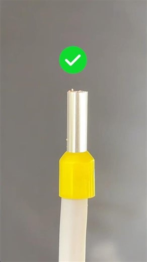 A great tip to quickly install a wire connector. #diy