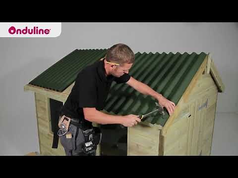 How to install ONDULINE CLASSIC corrugated roof sheets