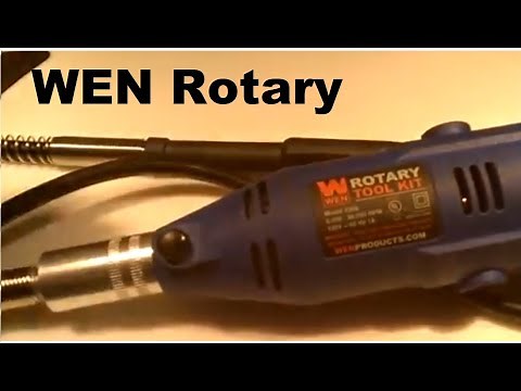 Wen rotary tool - installing the attachments