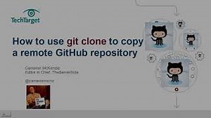 How to use git clone to copy a remote GitHub repository