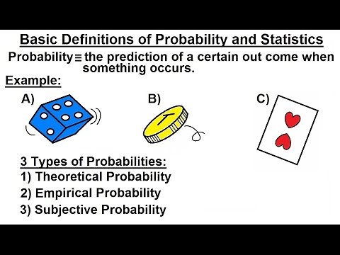 Probability & Statistics (1 of 62) Introduction