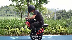 This Weird Electric Motorcycle Only Has One Wheel