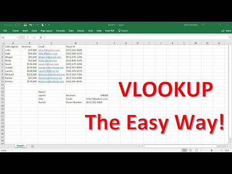 How To Use The VlookUp Function | Excel Tutorial