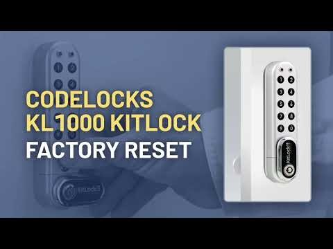 CodeLocks KL1000 KitLock: Factory Reset