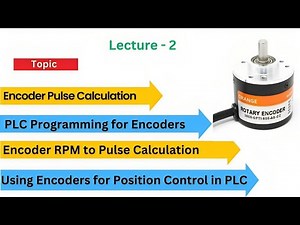 how to use encoder with plc | Encoder ppr calculation | Encoder Speed Calculation in PLC |