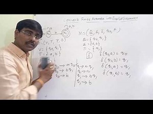 2.23 Conversion from Finite Automata into Regular Grammar | Examples-1 | TOC | FLAT