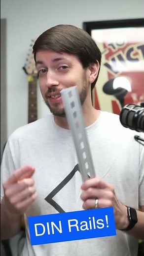 DIN Rails make Pi mounting easy! #shorts