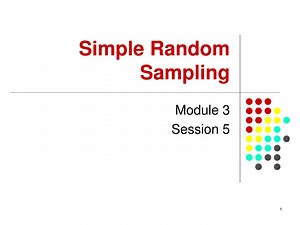 Simple Random Sampling - SlideServe