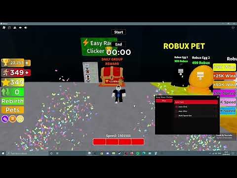 NEW Roblox Easy Race Clicker OP SCRIPT PASTEBIN AUTO WINS AUTO CLICK! Working!