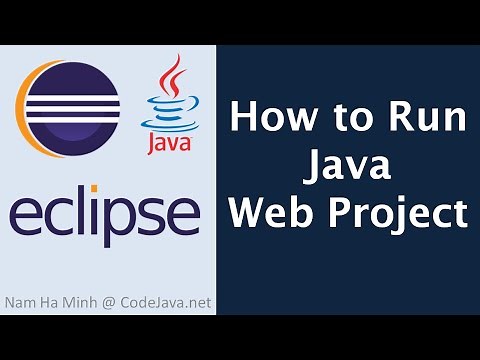 How to Run Java Web Project in Eclipse IDE