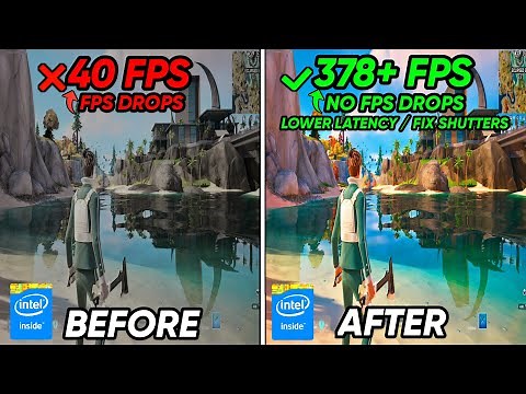 How To FIX FPS Drops, Shutters & Crashes in Fortnite Chapter 4 Season 4! (New Methods)