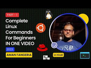 Complete Linux Commands in One Video 2025 (in Hindi) | From Basics Part -1 | Ubuntu | Aman Fangeria