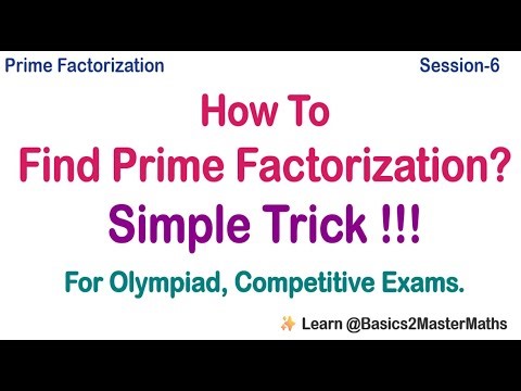 How to Find Prime Factorization Using Factor Tree? | Simple Trick with Example 4