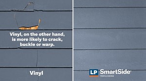 57K views · 85 reactions | With LP® SmartSide® products, you can rest assured that your clients’ siding is proven to resist damage and stand up to the passage of time. See why builders are making the switch from vinyl siding to LP® SmartSide® Trim & Siding in this video. | LP Building Solutions for Professionals | Facebook