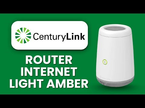 CenturyLink Router Internet Light Amber ⚡ Fiber Fix for Stable Connection