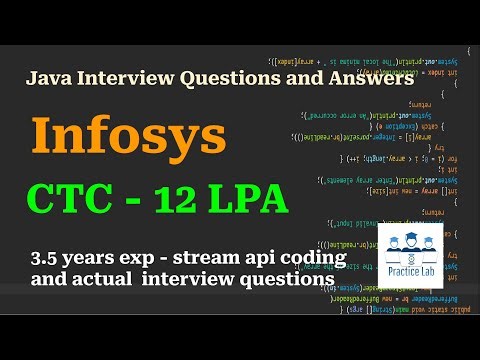 9. Infosys Interview | Java8, Spring Boot, Database Question Answers
