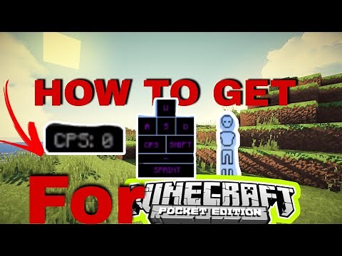 How To Get A CPS Counter For MCPE |Texture Pack| (addon) (Minecraft Bedrock edition)