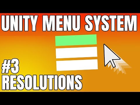 How To Set Resolution in Unity - Complete Unity Menu System
