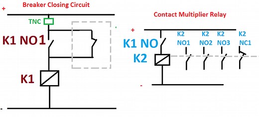 Contact Multiplier Relay Working Function & Wiring diagram | Electrical4u