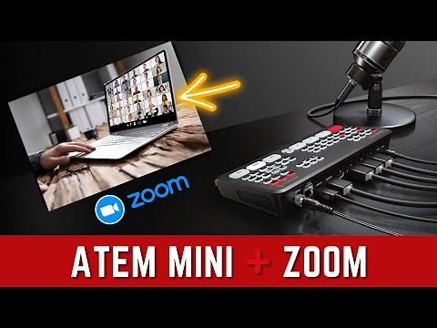 How To Use the ATEM Mini Pro With Zoom Meetings and Webinars