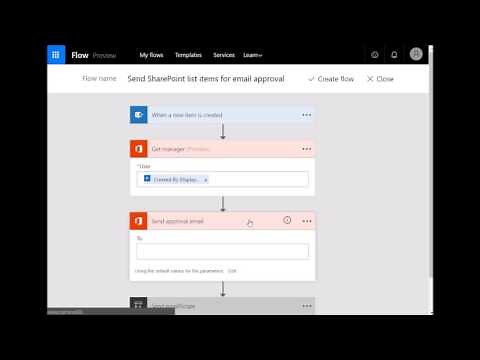 Creating a simple Microsoft Flow workflow for a SharePoint list