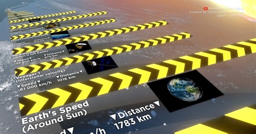 This Animation Compares Speeds From the Slowest to the Fastest on Record