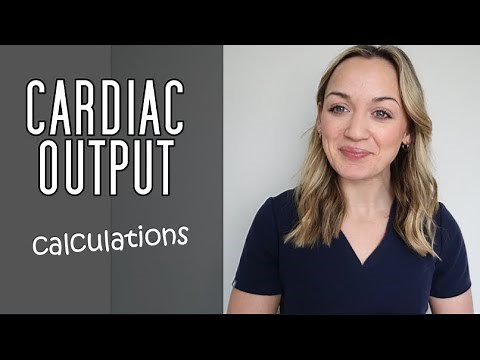 Calculating Cardiac Output