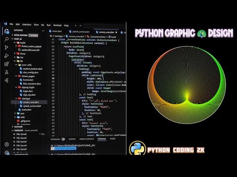 Neon Eclipse Python Graphics Design using Python#turtle #programming #code #coding #python #viral