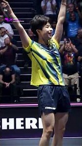 THAT match point between Joo and Hashimoto in all its glory 🤯 #WTTMontpellier #TableTennis