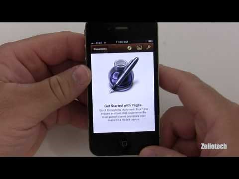 Pages for iPhone Overview