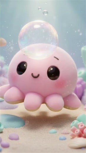 Baby Octopus Fun Animation! 🫧🌊