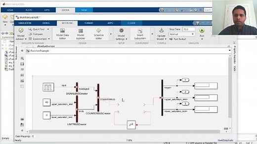 Using the C Function Block to Integrate Custom Code in Simulink