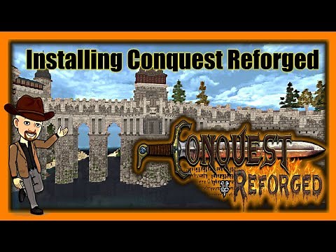 How to install conquest reforged mod manually.